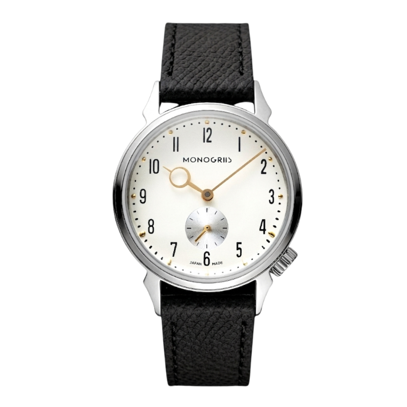 【Now Available for Pre-Order / Shipping Scheduled for Late June】 RESTA R50-001 Automatic Small Seconds Watch – 36mm Ivory Dial, Gold Hands, High-Domed Sapphire Crystal